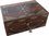 Rosewood and mother of pearl writing slope box