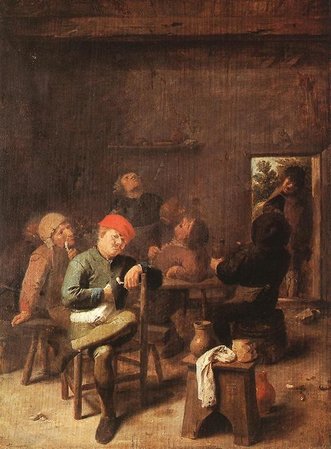 Adriaen Brouwer. Campesinos fumando y bebiendo, c. 1635. Óleo sobre tabla, 35 x 26 cm. Alte Pinakothek, Múnich\\n\\n01/11/2011 00:08