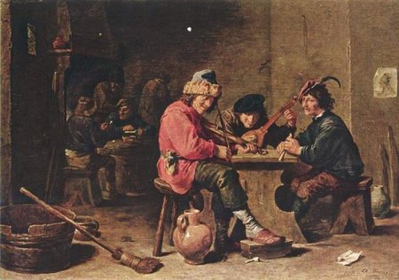 David Teniers the Younger. Three Peasants playing music\\n\\n01/11/2011 00:03