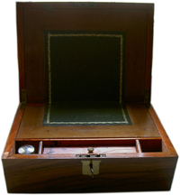 Caja Escritorio Victoriana de nogal
