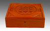 Hand-Carved Mahogany box