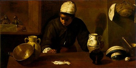 Diego Velázquez. La mulata, La cocinera o Escena de cocina. 1620-1622\\n\\n30/10/2011 20:22